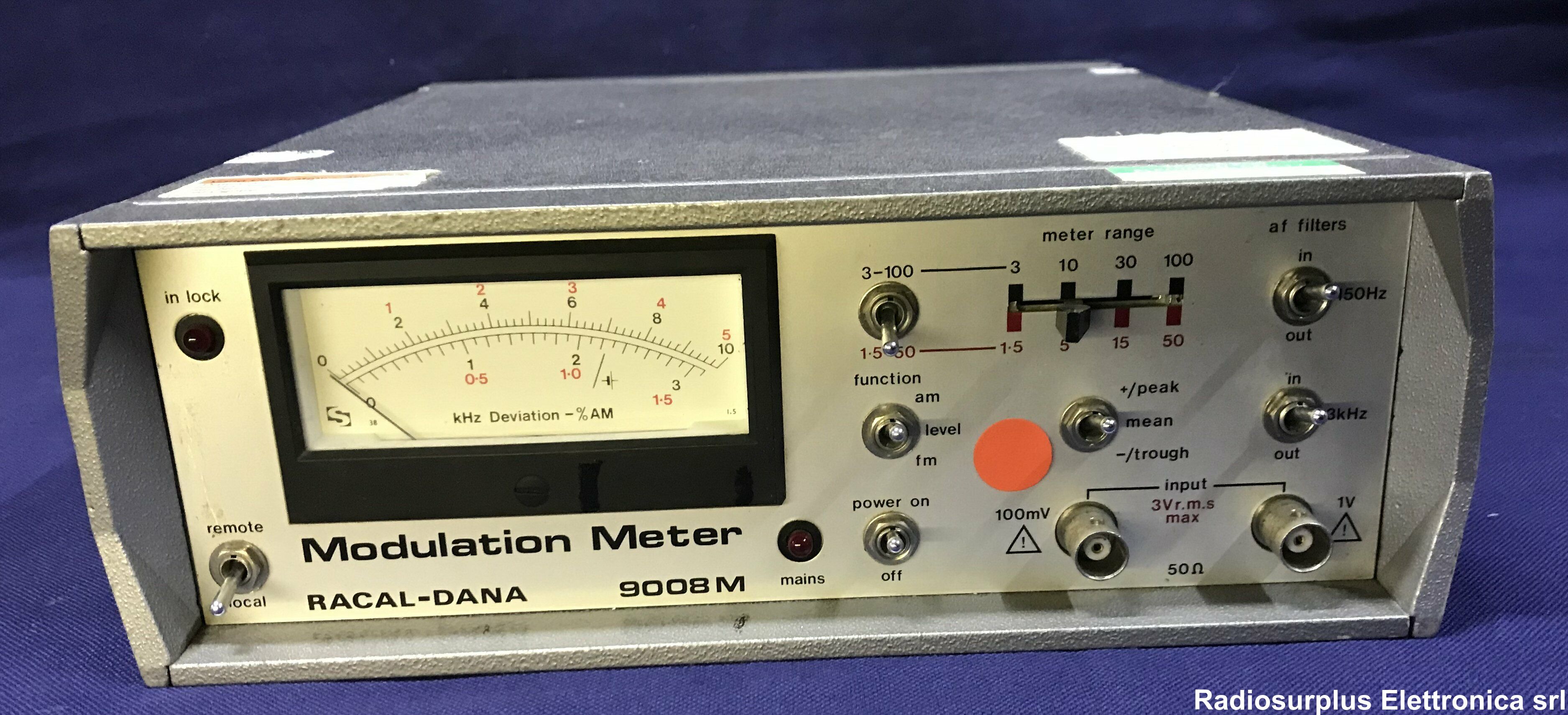 RACAL - DANA 9008 M Misuratore di modulazione AM/FM Range di frequenza ...