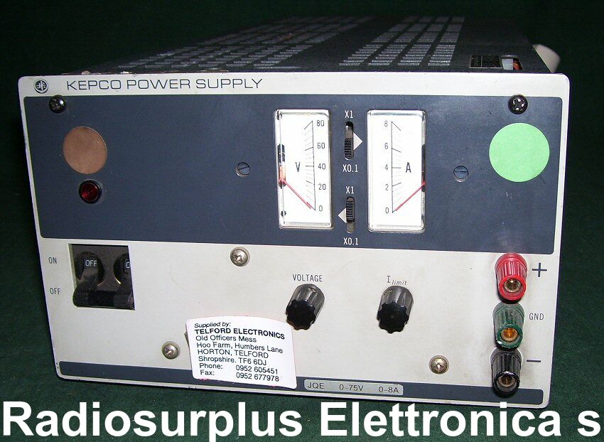 KEPCO JQE 075/08A Power Supply