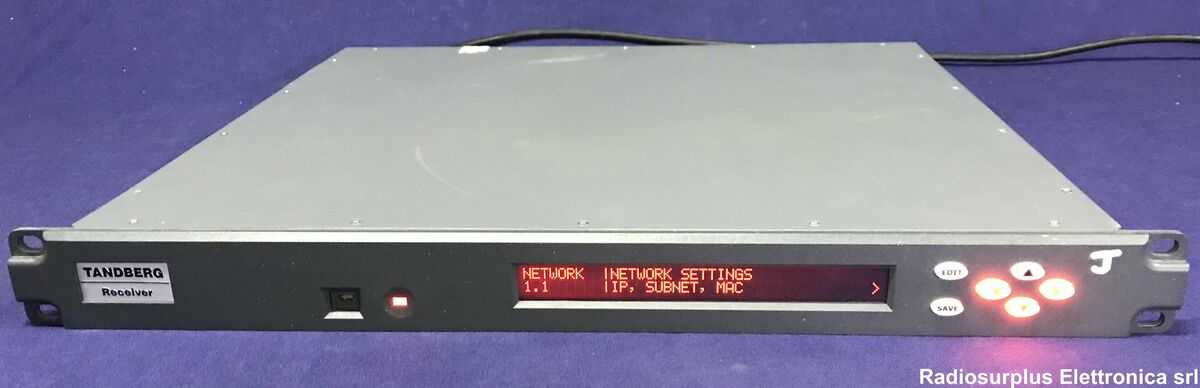 TANDBERG RX8310 IP Ricevitore di distribuzione simile a RX8310