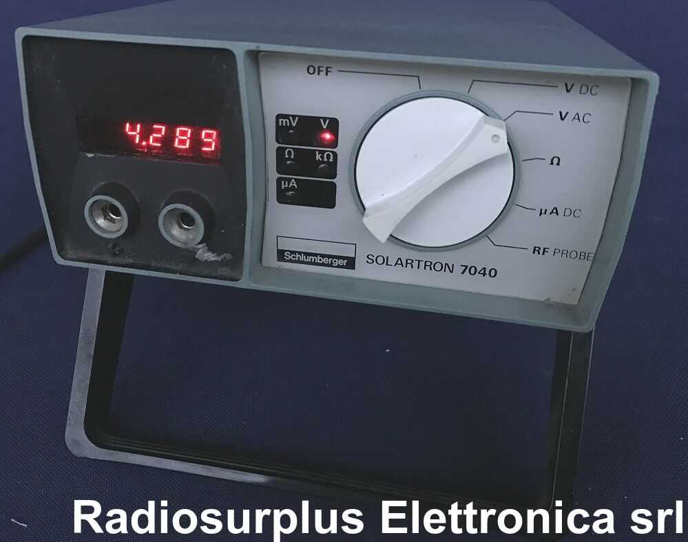 Digital Multimeter SCHULUMBERGER SOLARTRON 7040