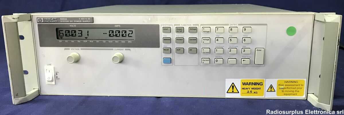 System DC Power Supply HP 6654A Alimentatore da banco Programmabile