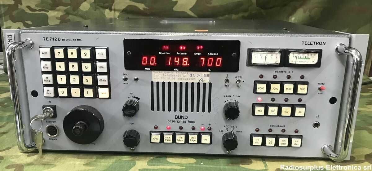 Ricevitore HF PFIZNER TELETRON TE 712 B