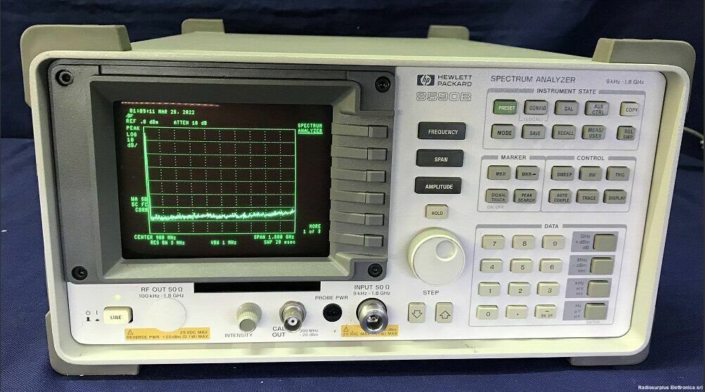 Spectrum Analyzer HP 8590B Analizzatore di spettro 9 Khz- 1,8 Ghz