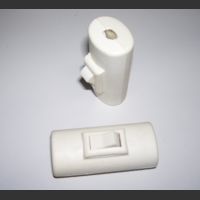 102 Interuttore Abajour - bianco Materiale elettrico