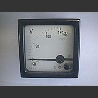 Voltmeter9x9 Voltmeter da Pannello cm 9 X 9 Componenti elettronici