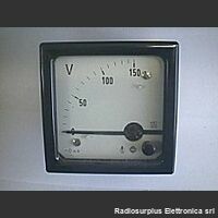 Voltmeter9x9 Voltmeter da Pannello cm 9 X 9 Componenti elettronici