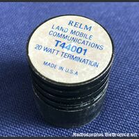 RELM T44001 Termination  RELM T44001  Terminazione 50 oHm Connettore N  DC - 4 Ghz  20 Watt Accessori per strumentazione