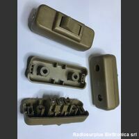 EP106 Interuttore AbatJour Bronzo/Oro  Passafilo unipolare 2A - 250 Volt Componenti elettronici