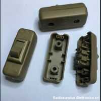 EP106 Interuttore AbatJour Bronzo/Oro  Passafilo unipolare 2A - 250 Volt Componenti elettronici