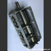 DUCATI EC345142 Condensatore variabile in aria  DUCATI EC345142  6 sezioni 8 pf -500 pf  1000Volt Componenti elettronici