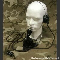 WE396-A CUFFIA Microfono  Western Electric 396-A Cuffia con microfono per operatore telefonico Accessori per apparati radio Militari