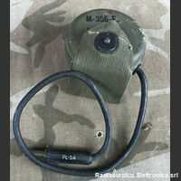 SCR-625 M-356-E  Altoparlante ad alta impedenza 1000 oHm  Con cavo e spina PL-55 Accessori per apparati radio Militari