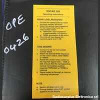Oscar 250C MERCURY Oscar 250C  Generatore e ricevitore di segnale da 1000 Hz a 2000 Hz Strumenti