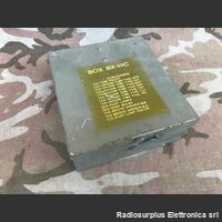 BX-53-C Cassetta valvole ricambio  BX-53-C  Contiene valvole di ricambio e lampade  per stazione radio GRC-9 Accessori per apparati radio Militari