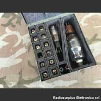 BX-53-C Cassetta valvole ricambio  BX-53-C  Contiene valvole di ricambio e lampade  per stazione radio GRC-9 Accessori per apparati radio Militari