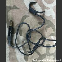 Cavo di ricambio cufia Cavo di ricambio cuffia  Doppio padiglione Innestato con jak PJ-055B Accessori per apparati radio Militari