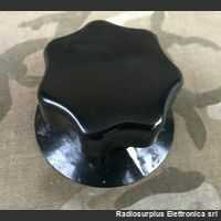 mb90 Manopola in Bachelite Nera con indice  Diametro mm 90 perno mm 6 Componenti elettronici