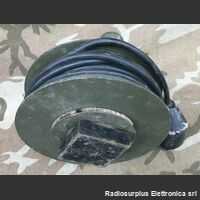 RL-108/VI Avvolgicavo con cavo audio per rtx  RL-108/VI  Consentiva il collegamento a distanza di microfono e cuffia Accessori per apparati radio Militari