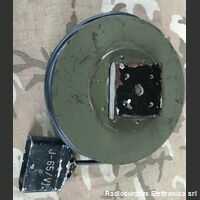 RL-108/VI Avvolgicavo con cavo audio per rtx  RL-108/VI  Consentiva il collegamento a distanza di microfono e cuffia Accessori per apparati radio Militari