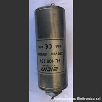 FL 100.351 Filtro Antidisturbo  ICAR FL 100.251  250Vac 50/60Hz  / 10A  Terminazioni a saldare F Componenti elettronici