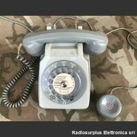 SO.CO.TEL Telefono da Ufficio Militare  SO.CO.TEL  Telefono da scrivania con auricolare supplementare   -ottimo stato Militaria