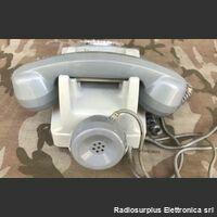 SO.CO.TEL Telefono da Ufficio Militare  SO.CO.TEL  Telefono da scrivania con auricolare supplementare   -ottimo stato Militaria