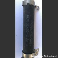 RCL16x90-250 Resistenza a filo  OFEL 16x90 - 250 Ohm 9 Watt Componenti elettronici