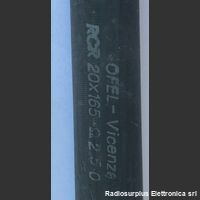 RCL20x165-250 Resistenza a filo  OFEL 20x165 - 250 Ohm 65 Watt Componenti elettronici