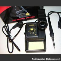 LK353 Stazione di saldatura a temperatura controllata per componenti smd. Temperatura regolabile da 200�C - 480�C. Controllo temperatura con potenziometro. Materiale elettrico