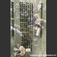  BNC  Amphenol Amphenol Spina BNC a crimpare per cavo tipo RG 58 Componenti elettronici