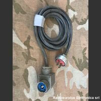 CX-1359A/U CAVO di alimentazione CX-1359A/U CA  -Presa femmina 4 POLI-   Per alimentazione C.A. Accessori per apparati radio Militari