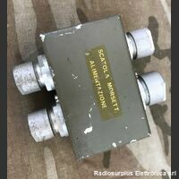 Morsettiera Scatola Morsettiera Scatola morsetti alimentazione per grosse potenze Accessori per apparati radio Militari