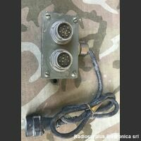 Switch UG77 Doppia presa da pannello  Switch UG77  Sdoppiatore 1 spina - 2 prese UG-77 Accessori per apparati radio Militari