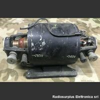 DELCO Rotary Transformer DELCO  Alimentato a 12 volt 9A o 24 Volt 4,5 A  Uscite 265 Volt 0.120 A e 540 Volt 0.026 A Accessori per apparati radio Militari