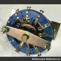 C2V5P Commutatore Rotativo da pannello 2 vie 5 Posizioni Componenti elettronici