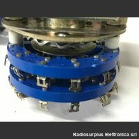 C6V3P Commutatore Rotativo Doppio da pannello 3 vie (x2)  3 Posizioni Componenti elettronici