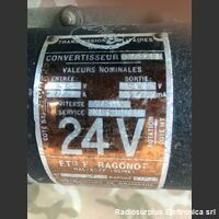 DM-37 Dynamotor  DM-37  Alimentatore a 24 volt originale per BC-604 Accessori per apparati radio Militari