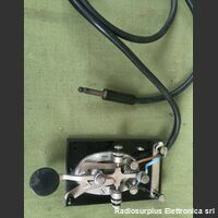 J-38 Tasto Telegrafico da tavolo   J-38  Con spina PL-55 Accessori per apparati radio Militari