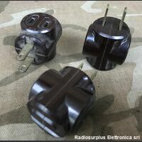 NTM Adattatore triplo  NTM 15A 125 Volt  Tripla presa americana con spina americana Ricambi Elettrici