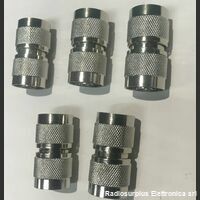 kitSNSN Connettore Adattatore R.F.  - Spina N - Spina N Lotto 5 pezzi Componenti elettronici