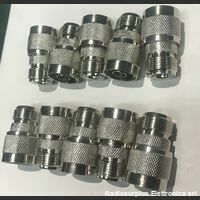 kitN-N-S Connettore Adattatore R.F. Spina N - Presa N Salvaconnettore N -UHF Componenti elettronici