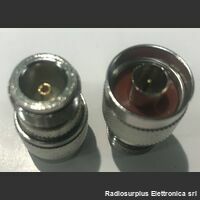 kitN-N-S Connettore Adattatore R.F. Spina N - Presa N Salvaconnettore N -UHF Componenti elettronici