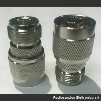 kitN-N-S Connettore Adattatore R.F. Spina N - Presa N Salvaconnettore N -UHF Componenti elettronici