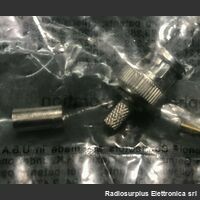 AmphenolBnc5 Connettore Volante  AMPHENOL BNC maschio a crimpare per RG58  Kit 5 pezzi Componenti elettronici