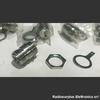 kitnpann5 Connettore da pannello tipo N  Connettore da pannello N femmina a saldare  Kit 5 pezzi Componenti elettronici