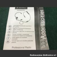 Motorola MDJMMN4066 Cuffia leggera con Microfono e PTT  Motorola MDJMMN4066 Telecomunicazioni
