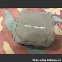 MARCONI 141-0590/01 Suoneria Esterna  MARCONI 141-0590/01  Funzionante a 3 volt, completa di borsa antiurto Accessori per apparati radio Militari