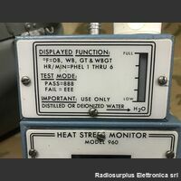 VISTA SCIENTIFIC Corp. Mod. 960 HEAT STRESS MONITOR   VISTA SCIENTIFIC Corp. Mod. 960 Militaria