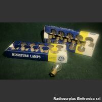 G.E. 1683 Kit 10 pcs Miniature Lamp Aircraft  G.E. 1683   Lampada ad incandescenza  per uso aeronautico Componenti elettronici