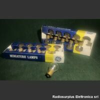 G.E. 1683 Kit 10 pcs Miniature Lamp Aircraft  G.E. 1683   Lampada ad incandescenza  per uso aeronautico Componenti elettronici